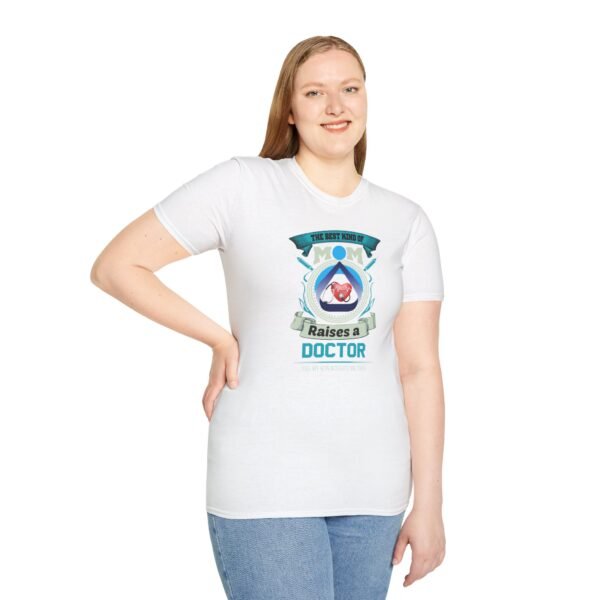 Mom Raises a Doctor T-Shirt, Funny Gift for Medical Students, Women Tee, Perfect for Graduation, Birthday, or Mother's Day