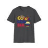 2970840504518248334_2048.jpeg Colombia National Pride T-Shirt, Unisex Softstyle Tee, Travel Souvenir Shirt, Festival Apparel, Colombian Celebration Shirt