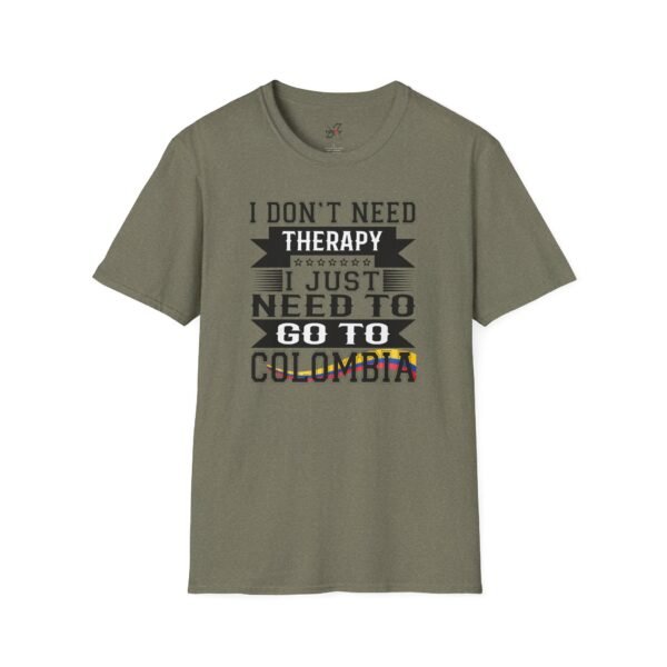 297340416929064749_2048.jpeg Colombia Therapy Quote T-Shirt, Funny Travel Shirt, Unisex Graphic Tee, Vacation Gift, Adventure Humor Top
