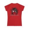 Personalized Women's Skull Graphic Tee, Perfect for Rock Fans, Casual Wear, Concerts, Halloween, An edgy style to express individuality