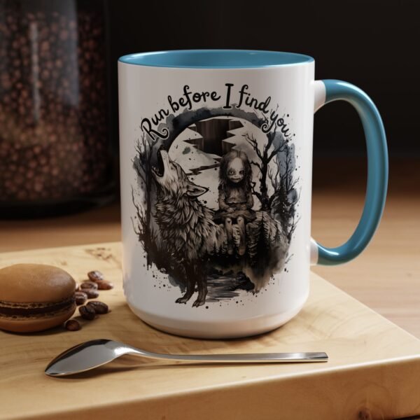 Mystical Accent Coffee Mug, Unique Gift, Tea Lovers, Home Decor, Spooky Vibes, Artistic Mug with Whimsical Design