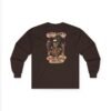 Unisex Ultra Cotton Long Sleeve Tee, Horror Graphic, Perfect for Halloween, Casual Wear, Gift for Ghost Lovers, Comfortable and Stylish