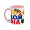 Colombia Soccer Accent Coffee Mug, 2026 World Cup Fan Gift, Sports Enthusiast Mug, Celebration Drinkware, Travel Souvenir