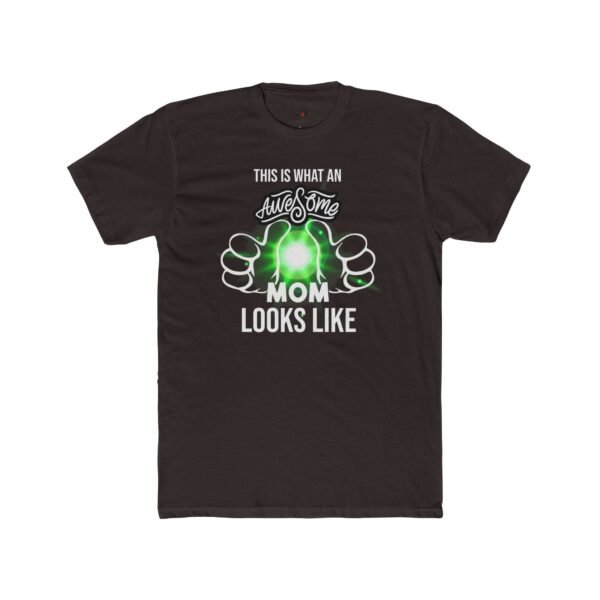 Awesome Mom Women Cotton Crew Tee,  Perfect Gift for Mother's Day, Birthdays, Fun Casual Wear, Family Gatherings, or Celebrations