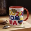 Colombia Soccer Accent Coffee Mug, 2026 World Cup Fan Gift, Sports Enthusiast Mug, Celebration Drinkware, Travel Souvenir
