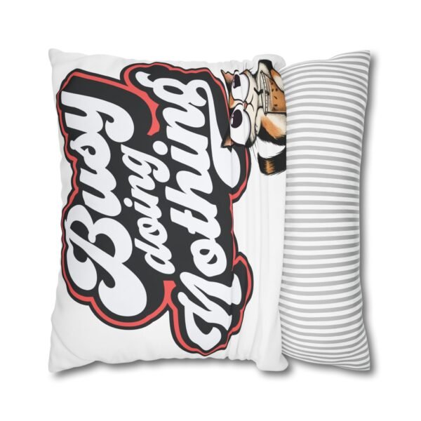 3635613828125913126_2048.jpeg Busy Doing Nothing Cat Pillowcase, Cozy Home Decor, Gift for Cat Lovers, Throw Pillow, Fun Typography Cushion Cover
