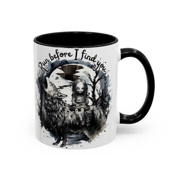 Mystical Accent Coffee Mug, Unique Gift, Tea Lovers, Home Decor, Spooky Vibes, Artistic Mug with Whimsical Design
