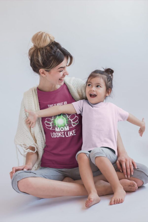 Awesome Mom Women Cotton Crew Tee,  Perfect Gift for Mother's Day, Birthdays, Fun Casual Wear, Family Gatherings, or Celebrations