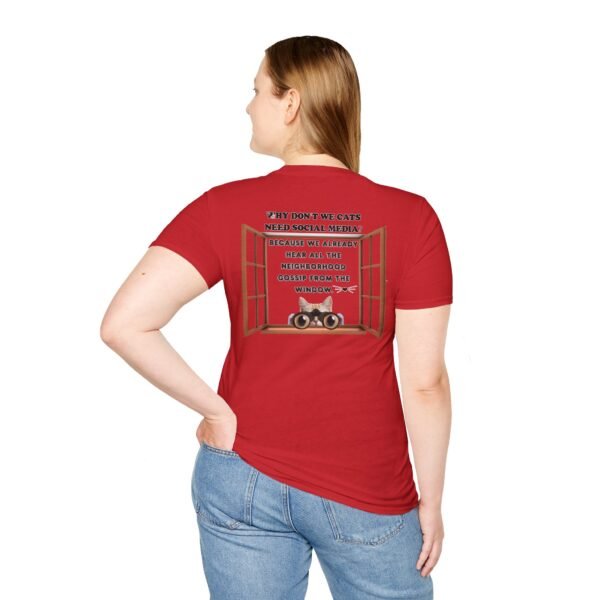 Whimsical Cat Tee, Funny Cat Lovers Shirt, Unisex Softstyle T-Shirt, Purrsonality Humor Gift, Pet Owner Appreciation