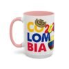 Colombia Soccer Accent Coffee Mug, 2026 World Cup Fan Gift, Sports Enthusiast Mug, Celebration Drinkware, Travel Souvenir