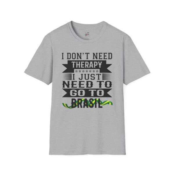 Brazil Therapy Unisex T-Shirt, Funny Travel Tee, Perfect Gift for Travelers, Vacation Shirt, Gift for Brazil Lovers