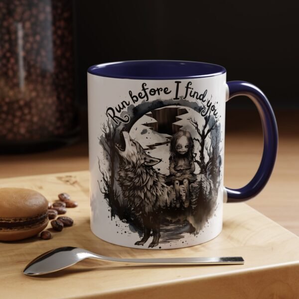 Mystical Accent Coffee Mug, Unique Gift, Tea Lovers, Home Decor, Spooky Vibes, Artistic Mug with Whimsical Design