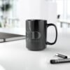 Personalized Black Mug, Custom Coffee Cup, Gift for Him/Her, Office Mug, Unique Drinkware, Birthday/Christmas Gift