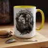 Mystical Accent Coffee Mug, Unique Gift, Tea Lovers, Home Decor, Spooky Vibes, Artistic Mug with Whimsical Design