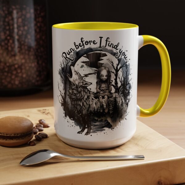 Mystical Accent Coffee Mug, Unique Gift, Tea Lovers, Home Decor, Spooky Vibes, Artistic Mug with Whimsical Design