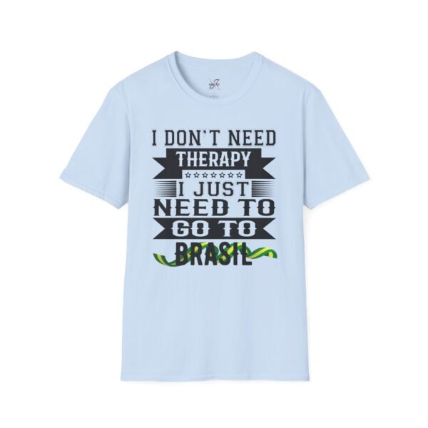 Brazil Therapy Unisex T-Shirt, Funny Travel Tee, Perfect Gift for Travelers, Vacation Shirt, Gift for Brazil Lovers