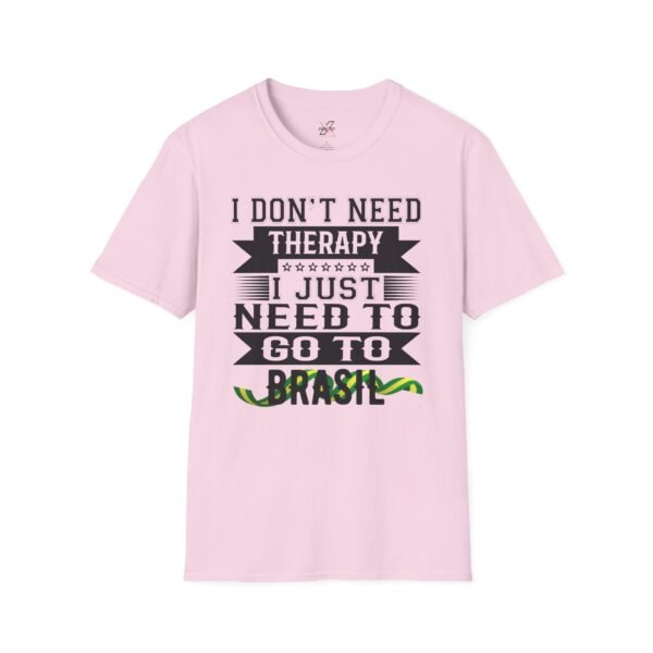 Brazil Therapy Unisex T-Shirt, Funny Travel Tee, Perfect Gift for Travelers, Vacation Shirt, Gift for Brazil Lovers