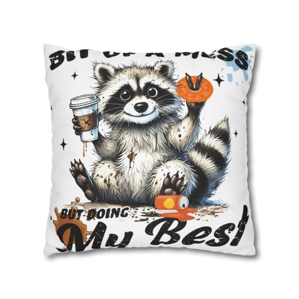 508295468423085403_2048.jpeg Whimsical Raccoon Pillowcase, Cozy Home Decor, Perfect Gift for Animal Lovers, Fun Bedroom Accent, Unique Housewarming Gift