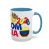 Colombia Soccer Accent Coffee Mug, 2026 World Cup Fan Gift, Sports Enthusiast Mug, Celebration Drinkware, Travel Souvenir