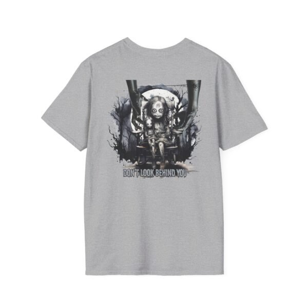 5626208645891022167_2048.jpeg Horror Graphic Tee - Unisex Softstyle T-Shirt, Halloween Shirt, Gifting Apparel, Casual Wear, Horror Lover's Gift, Trendy Outfit