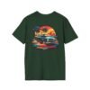 Retro Sunset Car Graphic Unisex T-Shirt, Beach Vibe Tee, Summer Style Shirt, Gift for Car Lovers, Casual Wear, Vintage Aesthetic