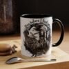 Mystical Accent Coffee Mug, Unique Gift, Tea Lovers, Home Decor, Spooky Vibes, Artistic Mug with Whimsical Design