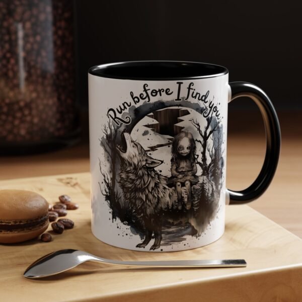 Mystical Accent Coffee Mug, Unique Gift, Tea Lovers, Home Decor, Spooky Vibes, Artistic Mug with Whimsical Design