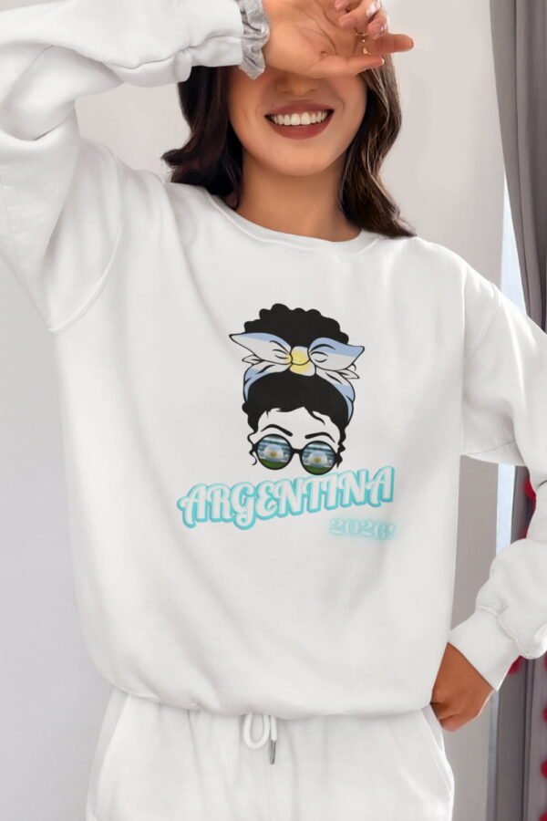 Argentina Graphic Crewneck Sweatshirt, Casual Style, Women Sweatshirt, Gift for Travelers, Trending Apparel, Everyday Fashion