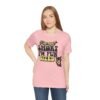 6345732542459977373_2048.jpeg Fun Sized Tee with Whimsical Cat Design, Cute Short Sleeve Shirt for Cat Lovers, Funny Gift for Birthdays, Best Friend Gift, Casual Wear