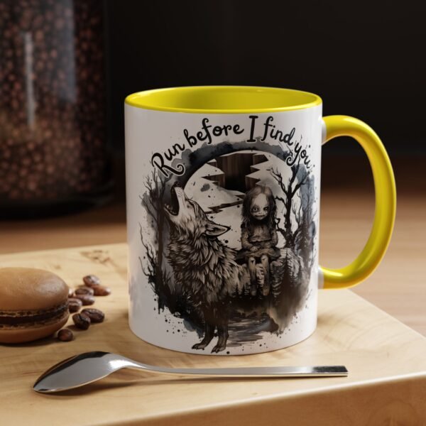 Mystical Accent Coffee Mug, Unique Gift, Tea Lovers, Home Decor, Spooky Vibes, Artistic Mug with Whimsical Design