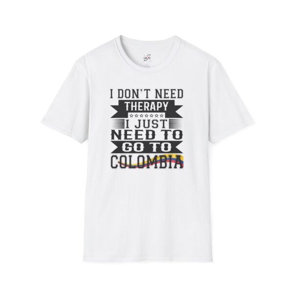 6489724871928924360_2048.jpeg Colombia Therapy Quote T-Shirt, Funny Travel Shirt, Unisex Graphic Tee, Vacation Gift, Adventure Humor Top