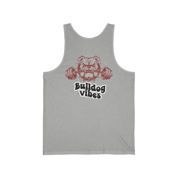 6602198062343296236_2048.jpeg Bulldog Vibes Men Jersey Tank, Casual Summer Wear, Workout Top, Dog Lover Gift, Beach Essential, Gym Tank