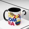 Colombia Soccer Accent Coffee Mug, 2026 World Cup Fan Gift, Sports Enthusiast Mug, Celebration Drinkware, Travel Souvenir
