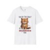 Big Funny Cat Face T-Shirt, Humorous Cat Lover Gift, Grumpy Cat Tee, Gift for Cat Owners, Birthday Apparel, Casual Wear