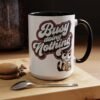 Funny Cat Coffee Mug,  Busy Doing Nothing, Gift for Cat Lovers, Office Mug, Cute Coffee Cup, Stress Relief Tea Mug