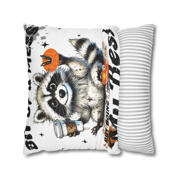 7416673170359411501_2048.jpeg Whimsical Raccoon Pillowcase, Cozy Home Decor, Perfect Gift for Animal Lovers, Fun Bedroom Accent, Unique Housewarming Gift
