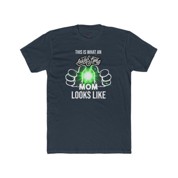 Awesome Mom Women Cotton Crew Tee,  Perfect Gift for Mother's Day, Birthdays, Fun Casual Wear, Family Gatherings, or Celebrations