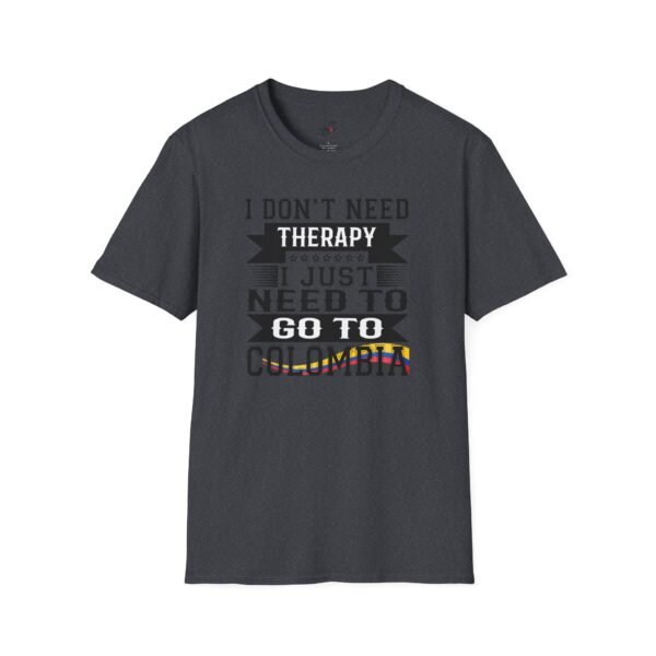 7565218572538652825_2048.jpeg Colombia Therapy Quote T-Shirt, Funny Travel Shirt, Unisex Graphic Tee, Vacation Gift, Adventure Humor Top