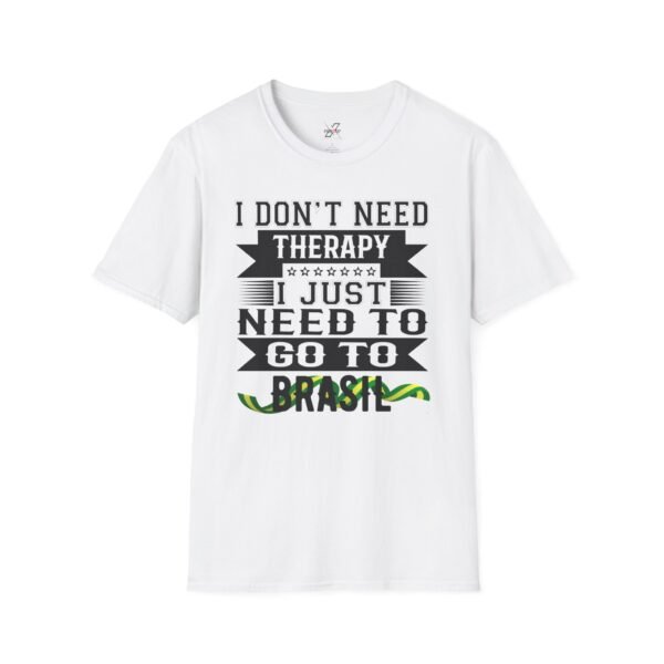 Brazil Therapy Unisex T-Shirt, Funny Travel Tee, Perfect Gift for Travelers, Vacation Shirt, Gift for Brazil Lovers