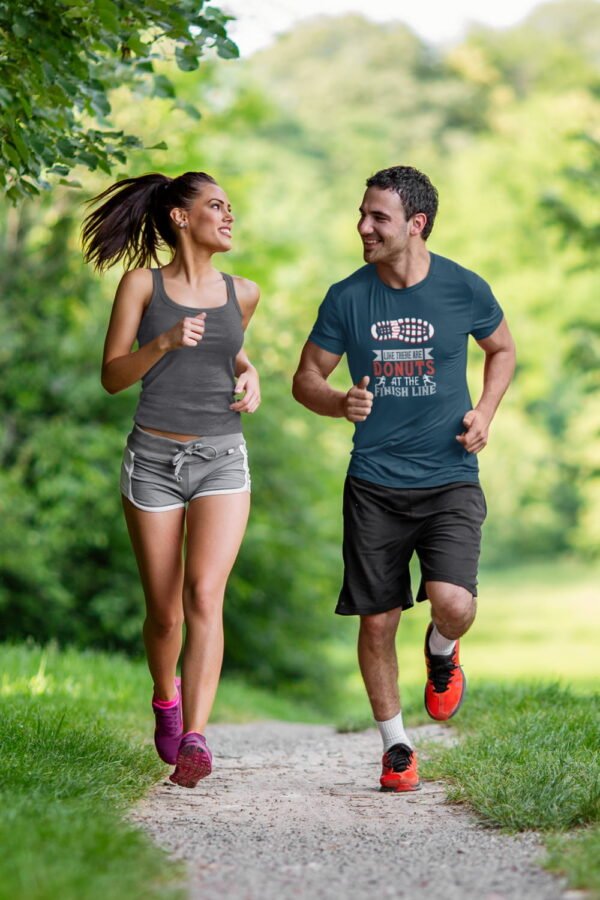 Donut Finish Line Tee, Unisex Cotton Crew Shirt, Fun Running Gift, Fitness Apparel, Workout Tee, Motivational Running Shirt Donut Finish Line Tee, Unisex Cotton Crew Shirt, Fun Running Gift, Fitness Apparel, Workout Tee, Motivational Running Shirt