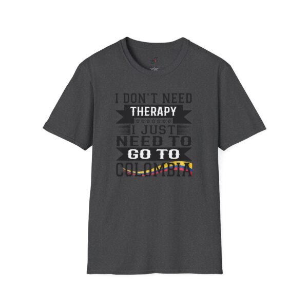 8465983415422372856_2048.jpeg Colombia Therapy Quote T-Shirt, Funny Travel Shirt, Unisex Graphic Tee, Vacation Gift, Adventure Humor Top