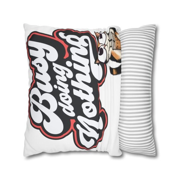 8546484505731440860_2048.jpeg Busy Doing Nothing Cat Pillowcase, Cozy Home Decor, Gift for Cat Lovers, Throw Pillow, Fun Typography Cushion Cover