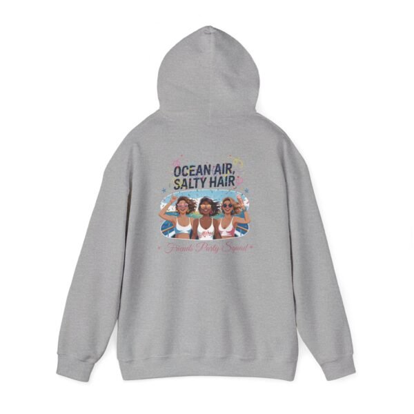 Ocean Air Salty Hair Women Sweatshirt, Beach Hoodie, Summer Layer, Vacation Gift, Coastal Style, Fun in the Sun Apparel