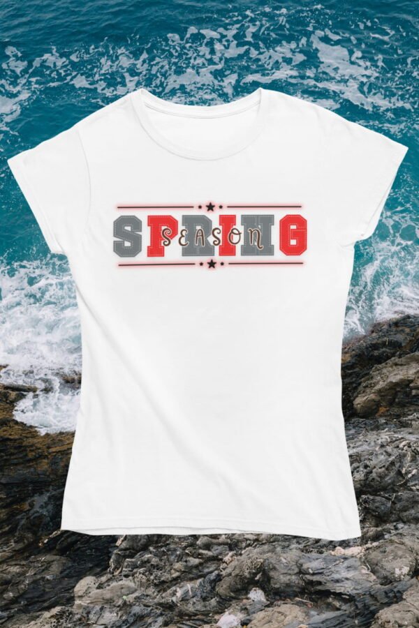 Spring Vibes Women's Softstyle Tee, Casual Wear, Gift for Spring, Comfortable Everyday Shirt, Perfect for Women, Seasonal Apparel