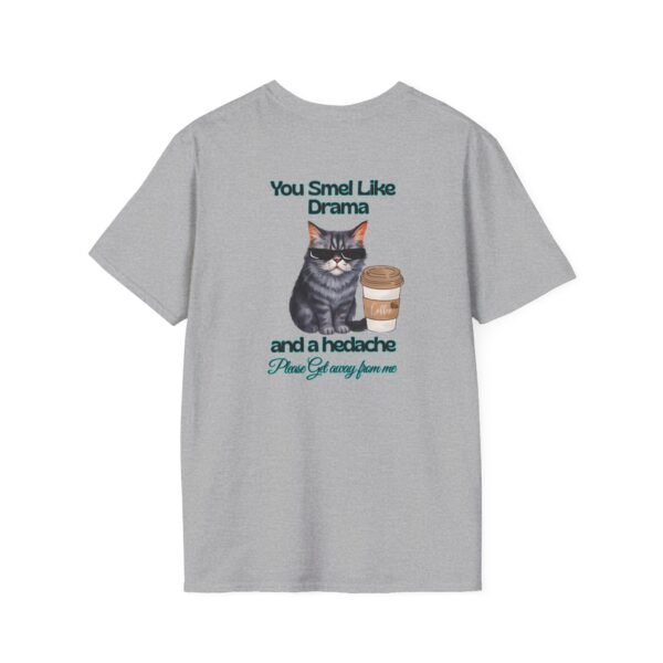 9095375284543842086_2048.jpeg Drama Cat Unisex T-Shirt, Funny Cat Shirt, Gift for Cat Lovers, Quirky Humor Tee, Pet Lover Apparel, Cute Animal T-Shirt