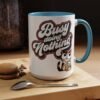 Funny Cat Coffee Mug,  Busy Doing Nothing, Gift for Cat Lovers, Office Mug, Cute Coffee Cup, Stress Relief Tea Mug