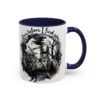 Mystical Accent Coffee Mug, Unique Gift, Tea Lovers, Home Decor, Spooky Vibes, Artistic Mug with Whimsical Design