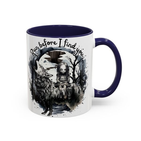 Mystical Accent Coffee Mug, Unique Gift, Tea Lovers, Home Decor, Spooky Vibes, Artistic Mug with Whimsical Design