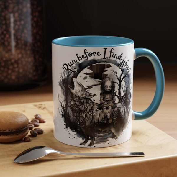 Mystical Accent Coffee Mug, Unique Gift, Tea Lovers, Home Decor, Spooky Vibes, Artistic Mug with Whimsical Design