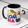 Colombia Soccer Accent Coffee Mug, 2026 World Cup Fan Gift, Sports Enthusiast Mug, Celebration Drinkware, Travel Souvenir